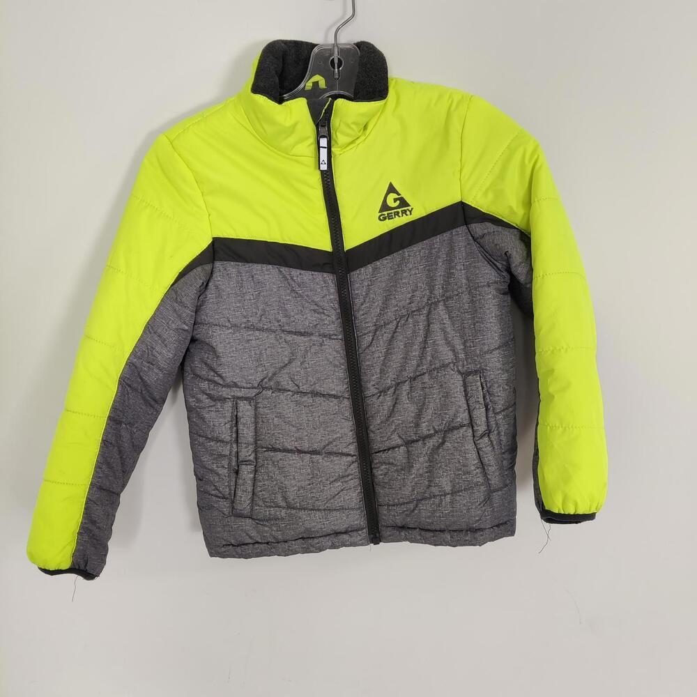 Gerry Kid's Winter Jacket Reflective Size Small Neon Yellow Seasonal Jacket